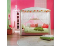 Кровать с каркасом для балдахина Life Time «Розы»